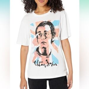 Chaser White Tee with Graphic Print